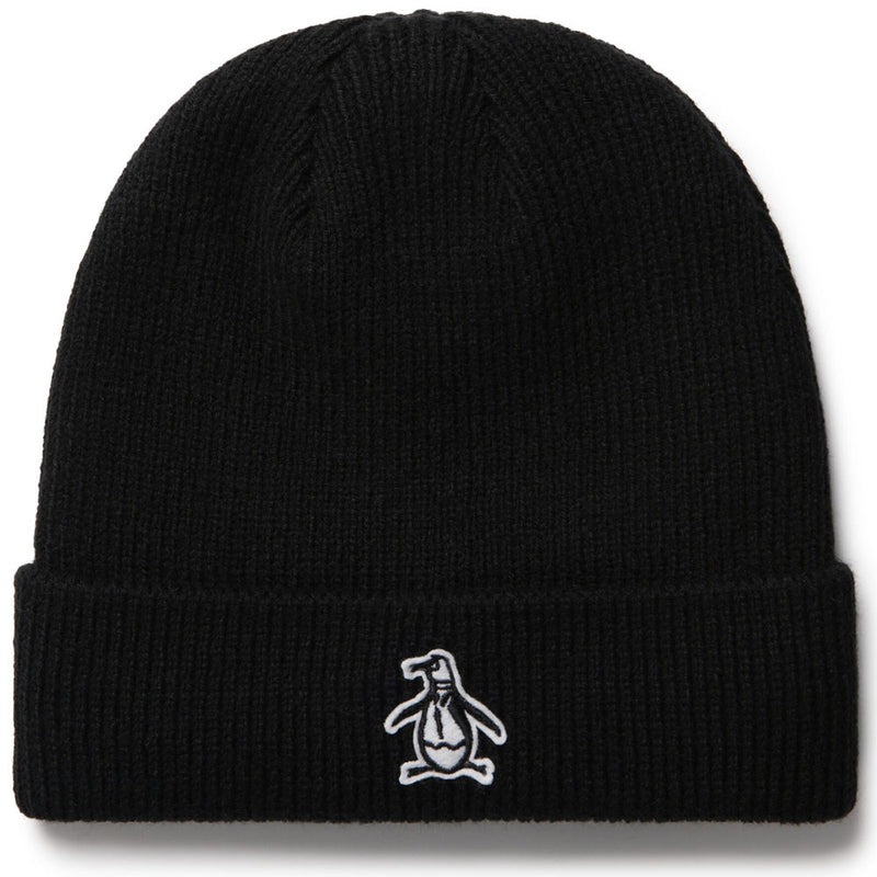 Original Penguin Core Cuff Beanie Hat - Caviar