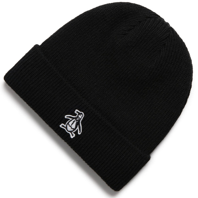 Original Penguin Core Cuff Beanie Hat - Caviar