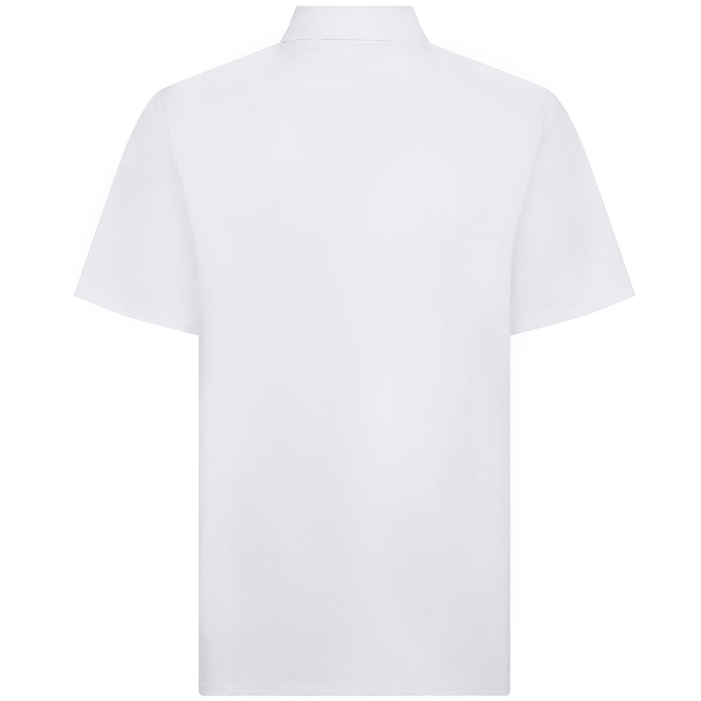 Original Penguin Got Game Stripe Print Polo Shirt - Bright White