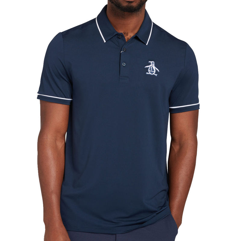 Original Penguin Heritage Polo Large Pete Logo Polo Shirt - Nebulas