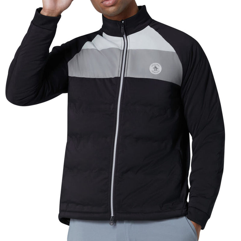 Original Penguin Insulated Full Zip Jacket - Caviar