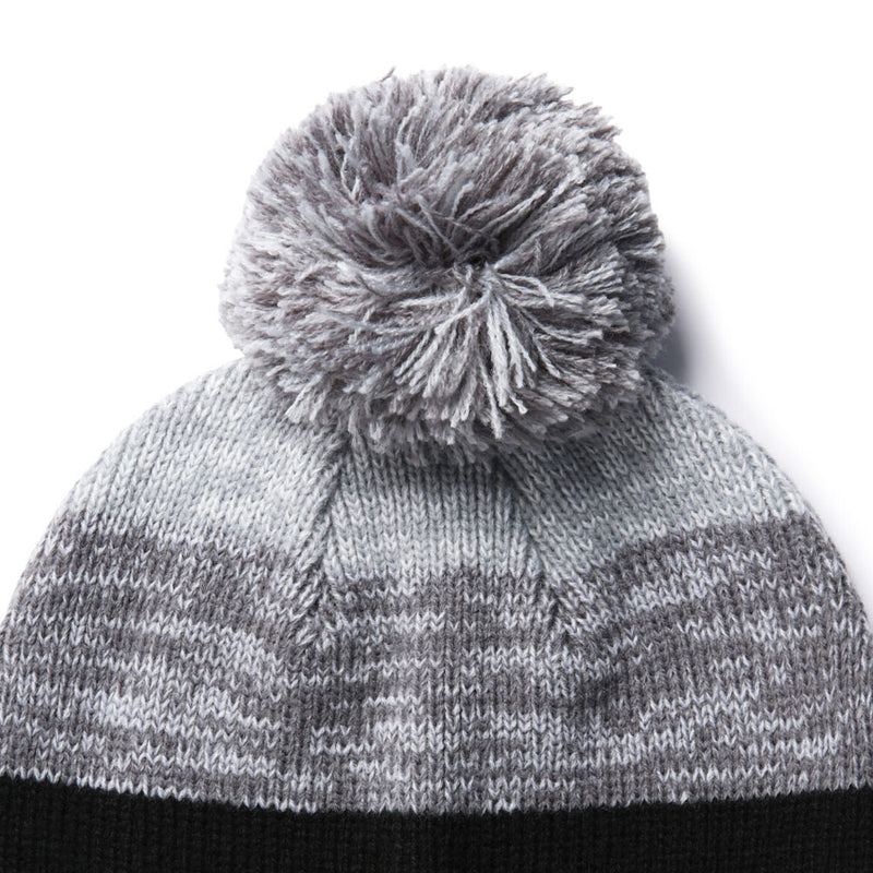 Original Penguin Rib Cuff Pom Beanie Hat - Caviar