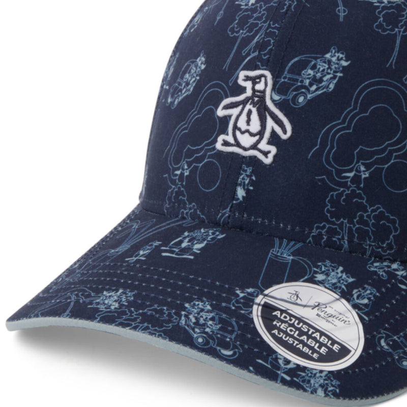 Original Penguin Season Of Love Pete Print Cap - Black Iris