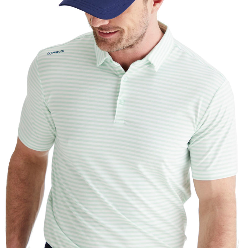 Ping Owain Polo Shirt - Misty Green/White