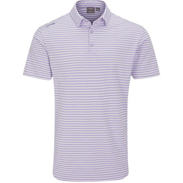 Ping Owain Polo Shirt - Purple Ash/White