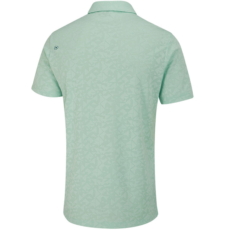 Ping Geo-Camo Polo Shirt - Misty Green