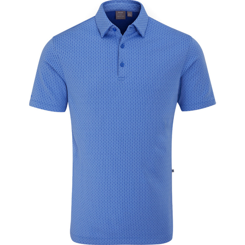 Ping Hershel Polo Shirt - Cornflower Blue Multi