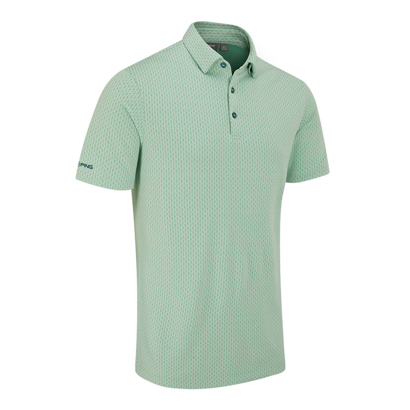 Ping Hershel Polo Shirt - Misty Green Multi