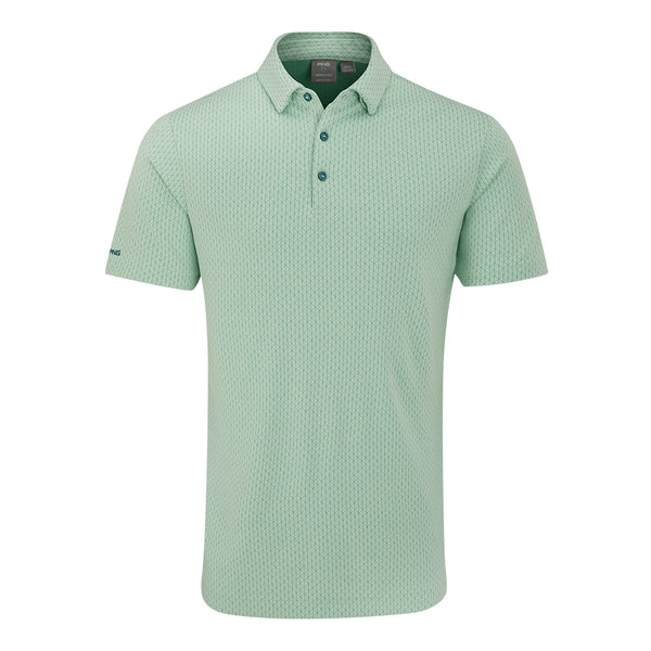 Ping Hershel Polo Shirt - Misty Green Multi