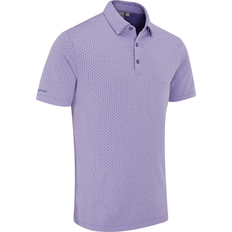 Ping Hershel Polo Shirt - Purple Ash Multi