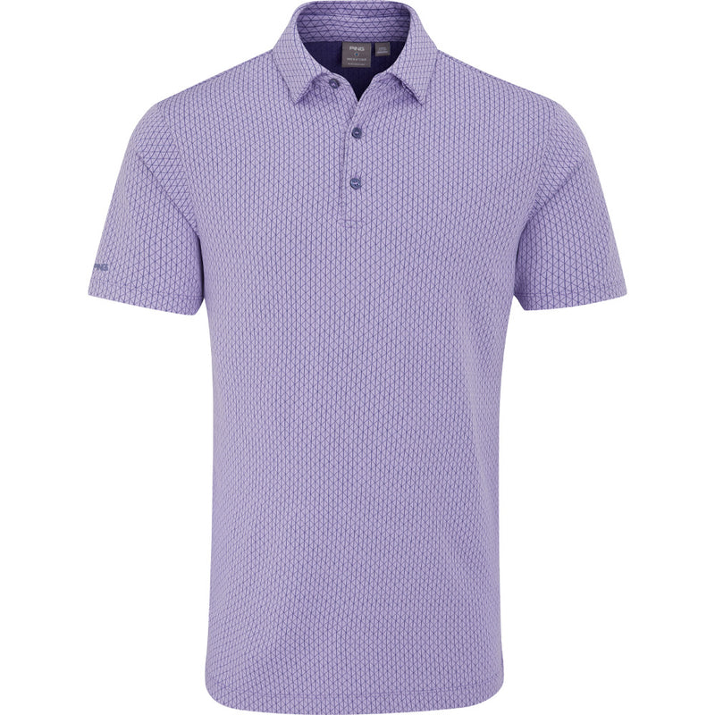 Ping Hershel Polo Shirt - Purple Ash Multi