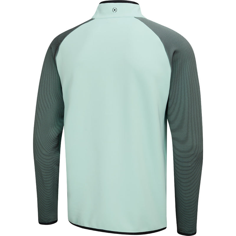 Ping Strio 1/2 Zip Mid Layer  - Misty Green/Black