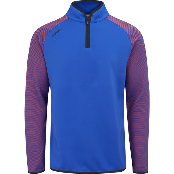 Ping Strio 1/2 Zip Mid Layer  - Ultra Blue/Dubarry