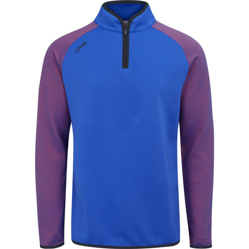 Ping Strio 1/2 Zip Mid Layer  - Ultra Blue/Dubarry