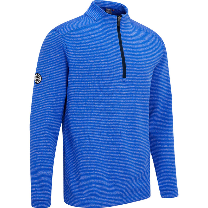 Ping Bryon 1/2 Zip Mid Layer  - Ultra Blue Multi