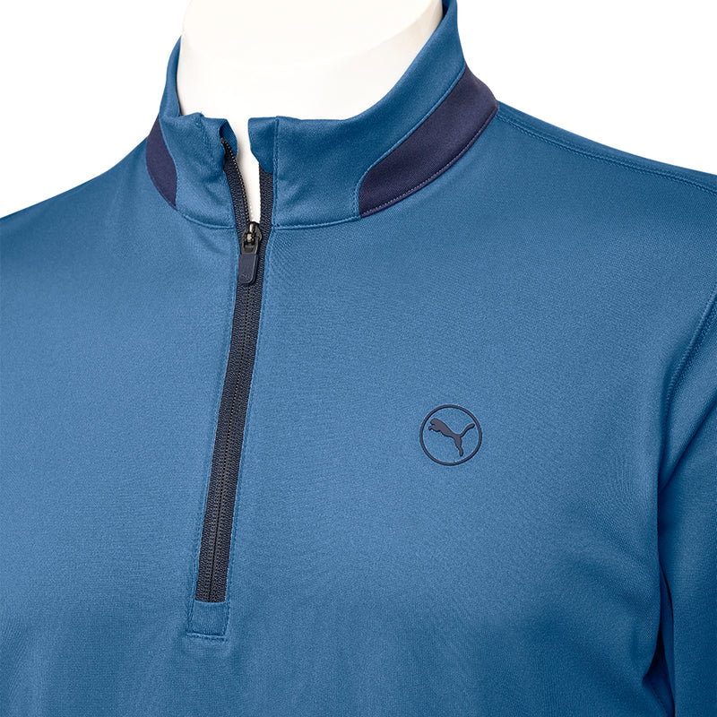 Puma Lightweight 1/4 Zip - Blue Horizon/Deep Navy