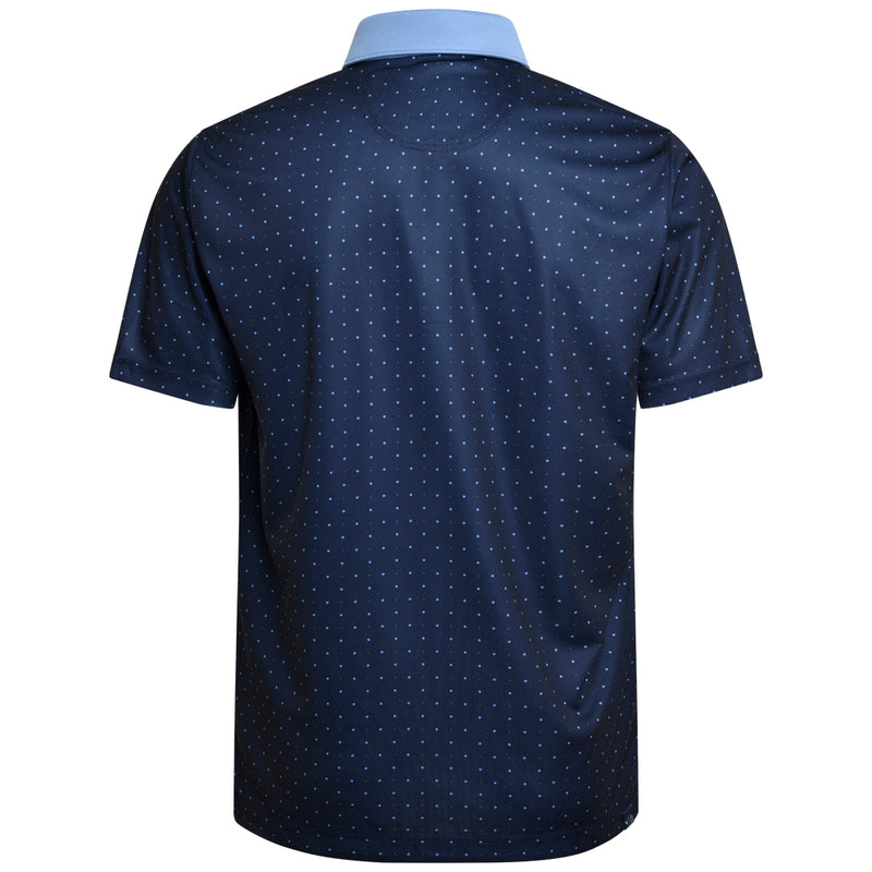 Puma Pure Geo Polo Shirt - Deep Navy/Zen Blue