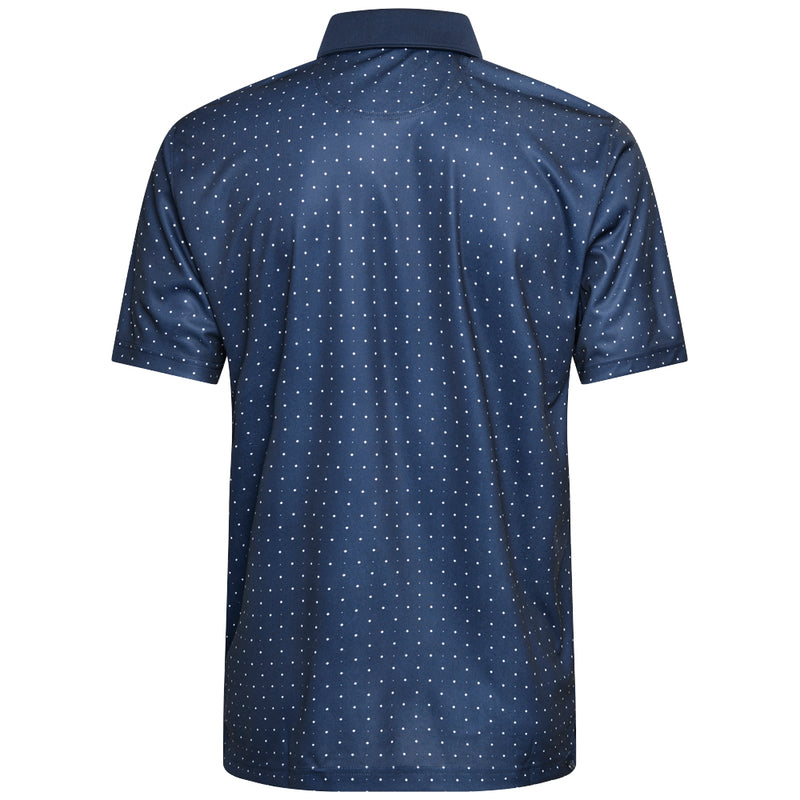 Puma Pure Geo Polo Shirt - Deep Navy/White Glow