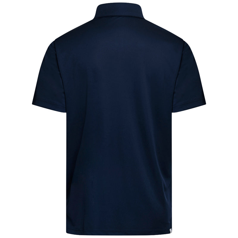 Puma Pure Colorblock Polo Shirt - Deep Navy/White Glow