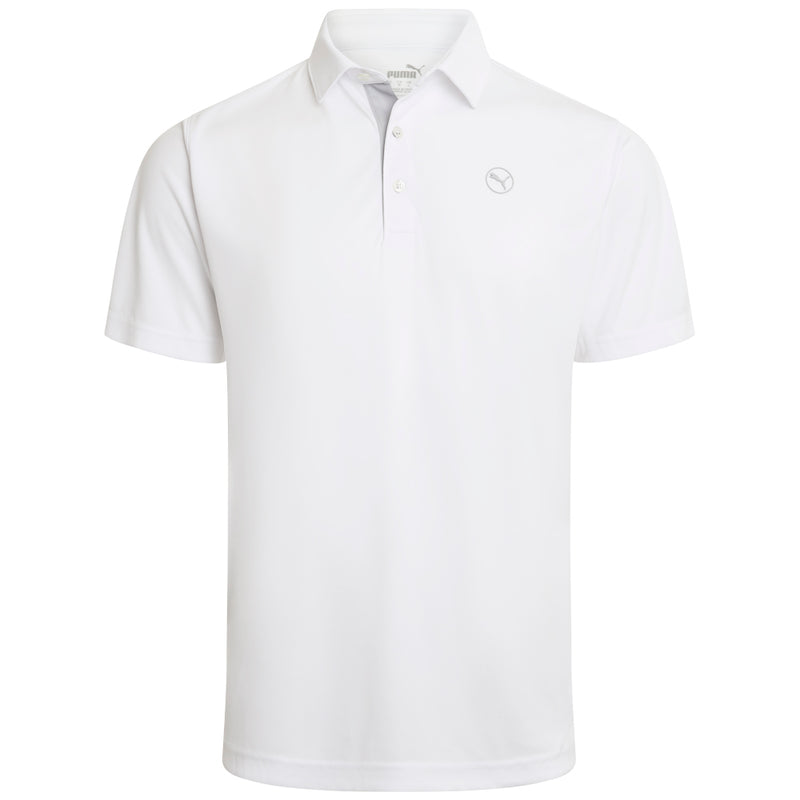 Puma Pure Solid Polo Shirt - White Glow