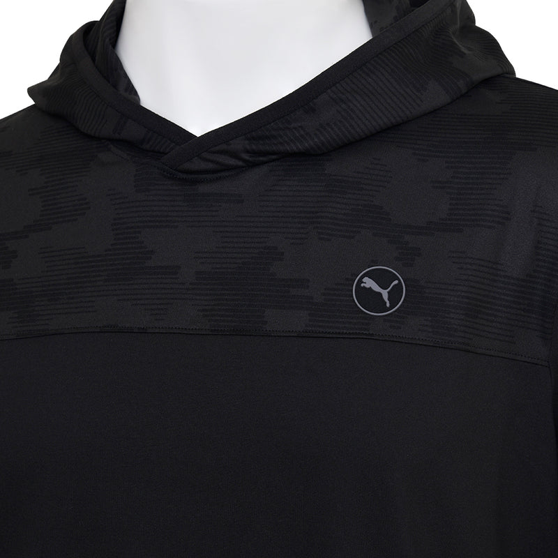 Puma Cloudspun Camo Hoodie - Black