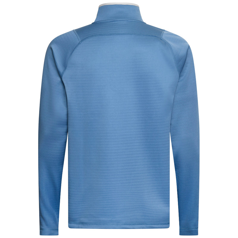 Puma Waffle Fleece 1/4 Zip Sweater - Blue Horizon