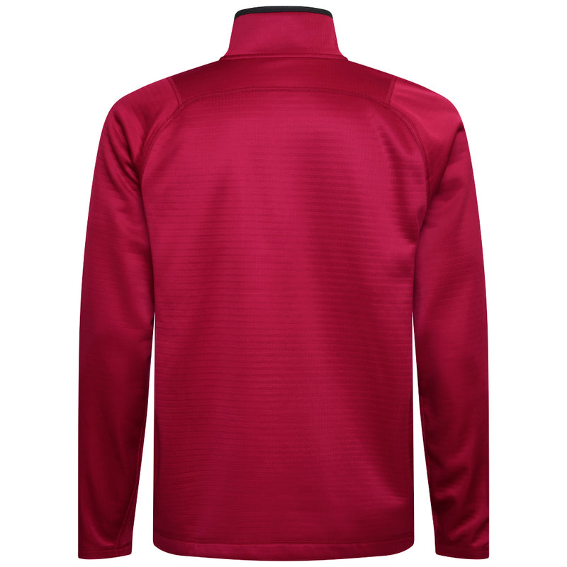 Puma Waffle Fleece 1/4 Zip Sweater - Intense Red