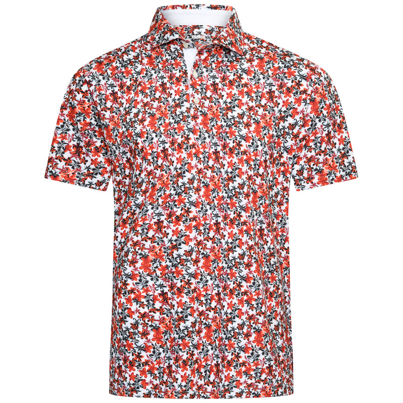 Puma MATTR Lillie Polo Shirt - Intense Red/Silver Sky