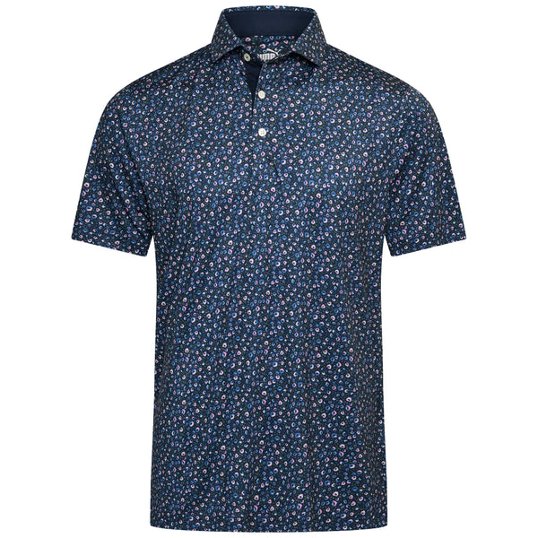 Puma MATTR Soto Polo Shirt - Deep Navy/Mauved Out