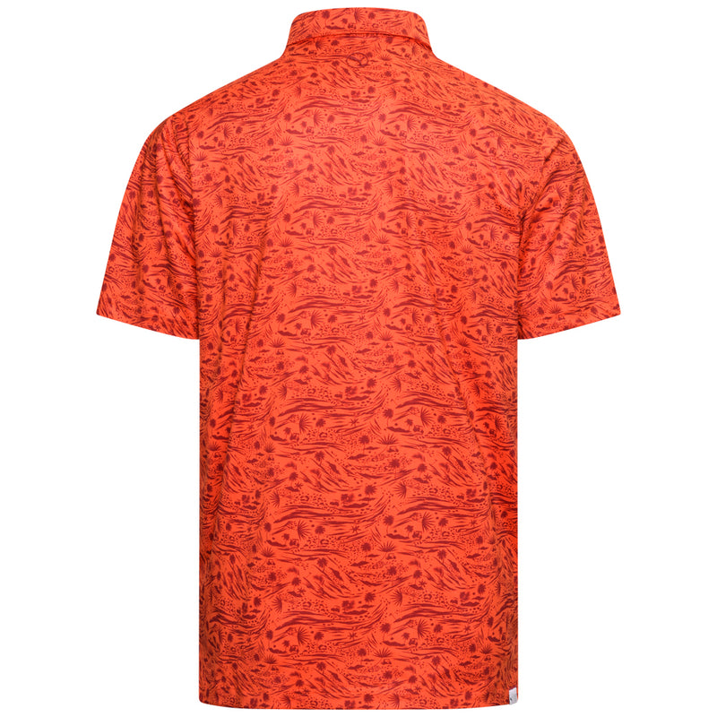 Puma Cloudspun Watering Hole Polo Shirt - Redmazing/Intense Red