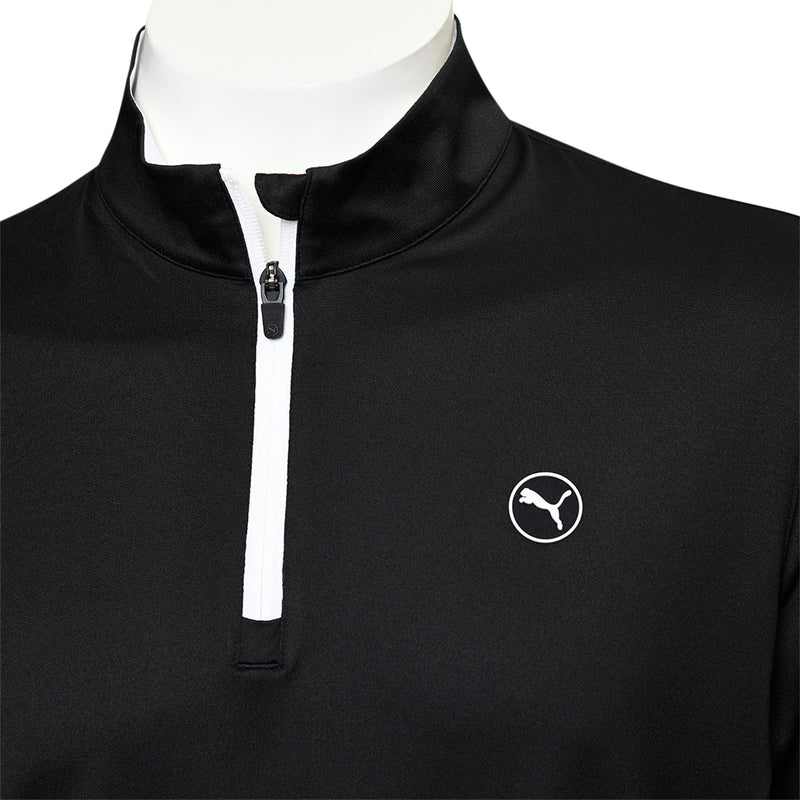 Puma Pure 2.0 1/4 Zip Pullover - Black