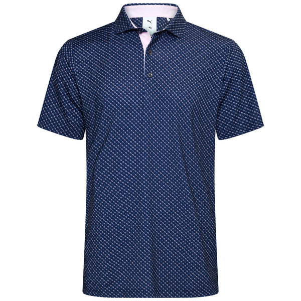 Puma X AP Micro Umbrellas Polo Shirt - Deep Navy