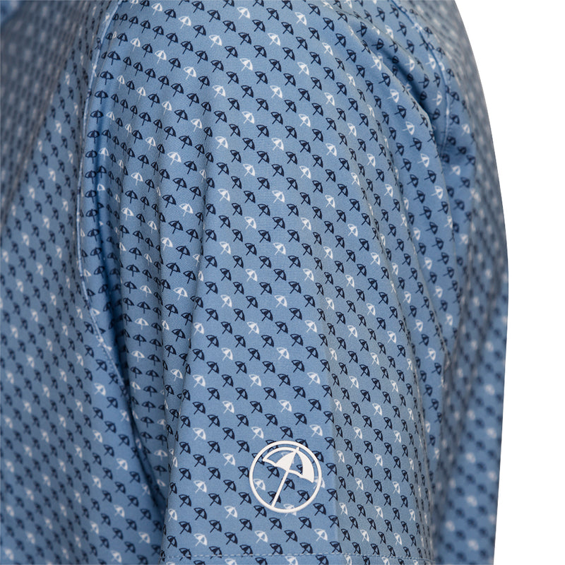 Puma X AP Micro Umbrellas Polo Shirt - Zen Blue