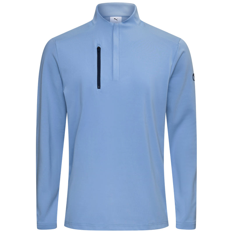 Puma X AP Cloudspun Tech 1/4 Zip Pullover - Zen Blue