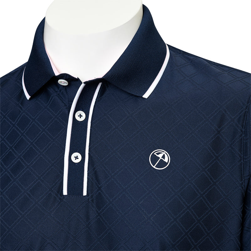 Puma X AP Tipped Jacquard Polo Shirt - Deep Navy