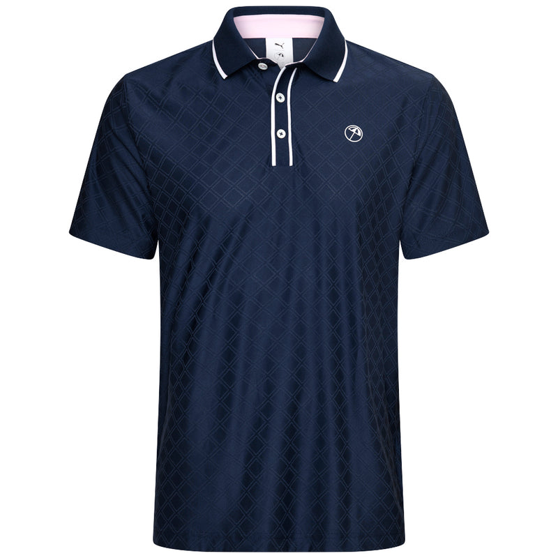 Puma X AP Tipped Jacquard Polo Shirt - Deep Navy