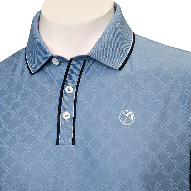 Puma X AP Tipped Jacquard Polo Shirt - Zen Blue