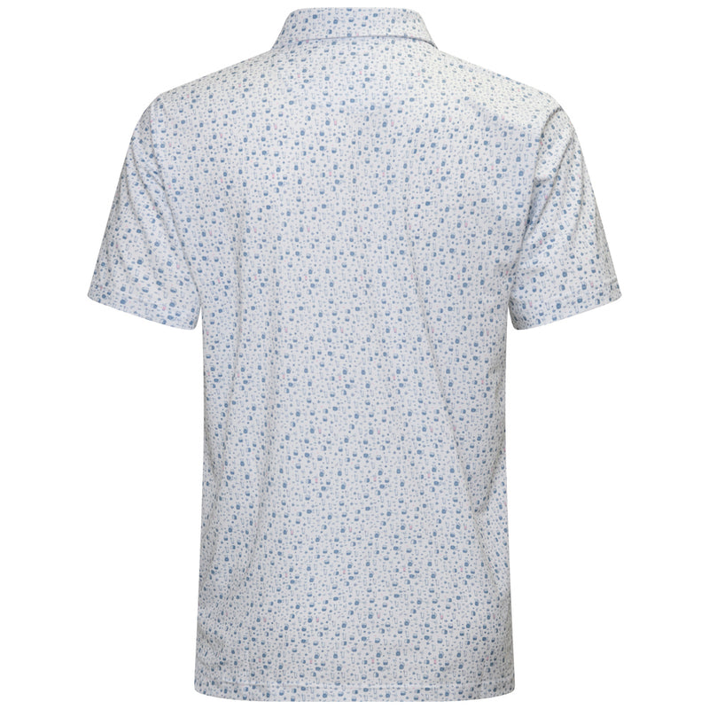 Puma X AP Tea Time Polo Shirt - White Glow/Zen Blue