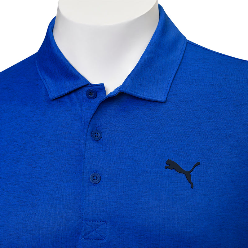 Puma Premium Tech 3.0 Polo Shirt - Festive Blue Heather