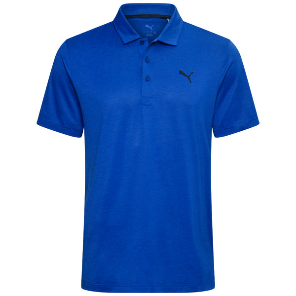 Puma Premium Tech 3.0 Polo Shirt - Festive Blue Heather