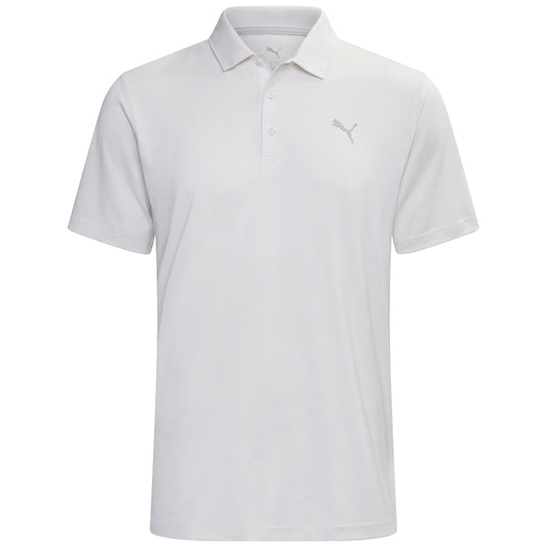 Puma Premium Tech 3.0 Polo Shirt - Warm White Heather