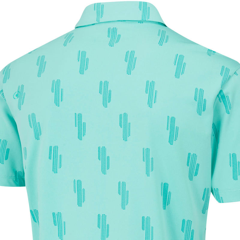 Ping Arizona Cactus Polo Shirt - Aruba Blue Multi