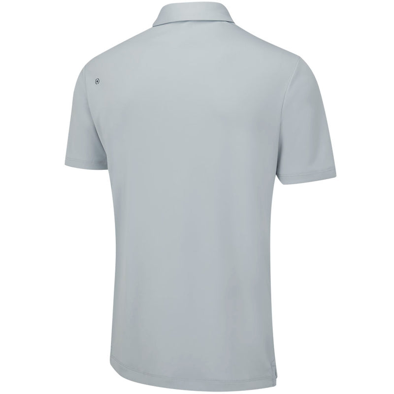 Ping Arizona Cactus Print Polo Shirt - Pearl Grey