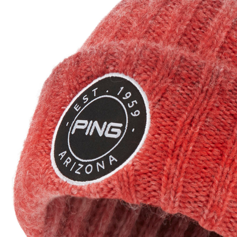 Ping Barraclough Beanie - Tomato Red Multi