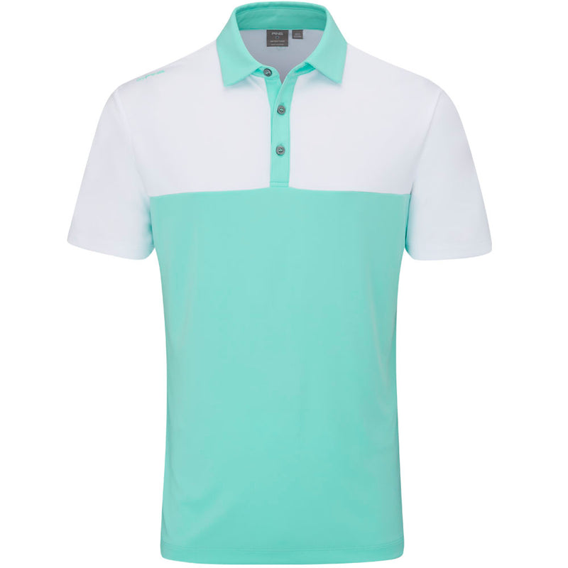 Ping Bodi Polo Shirt - Aruba Blue/White