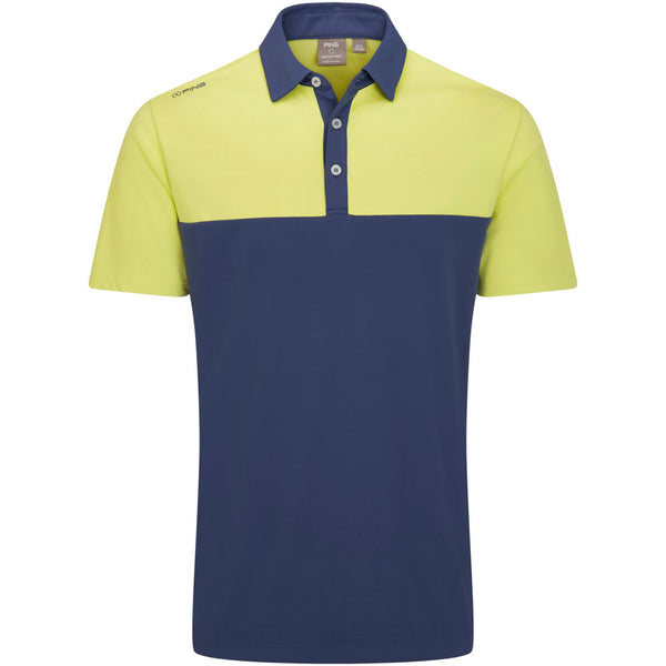 Ping Bodi Polo Shirt - Blue Indigo/Limelight