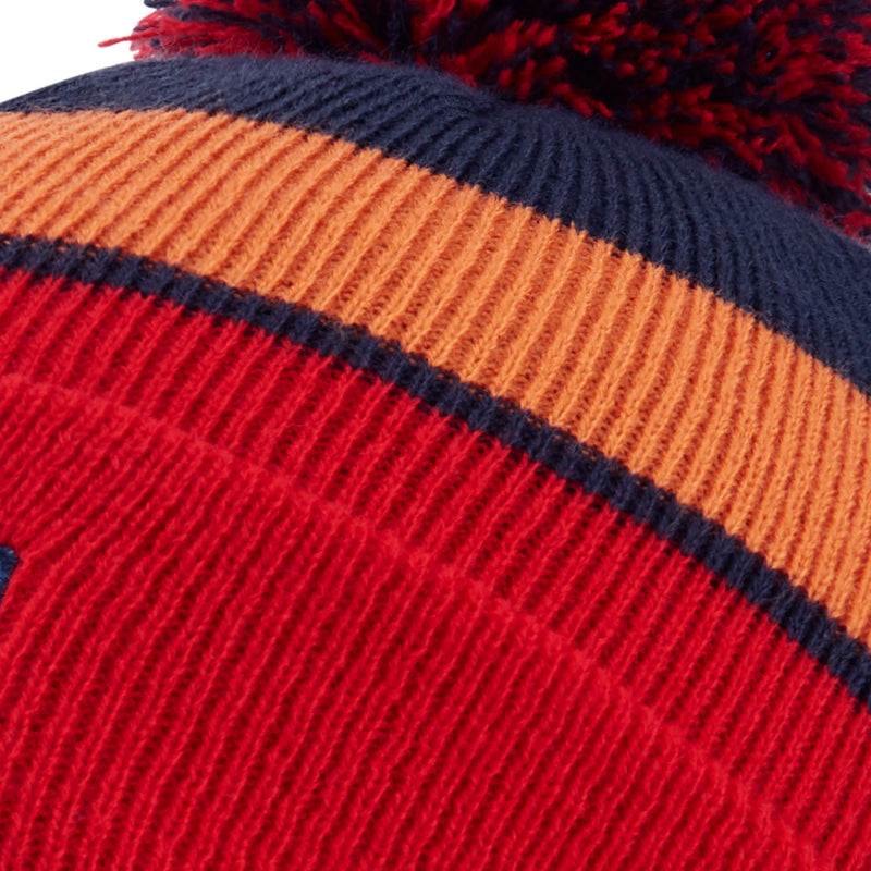 Ping Colour Code Bobble Hat - Tomato Red Multi