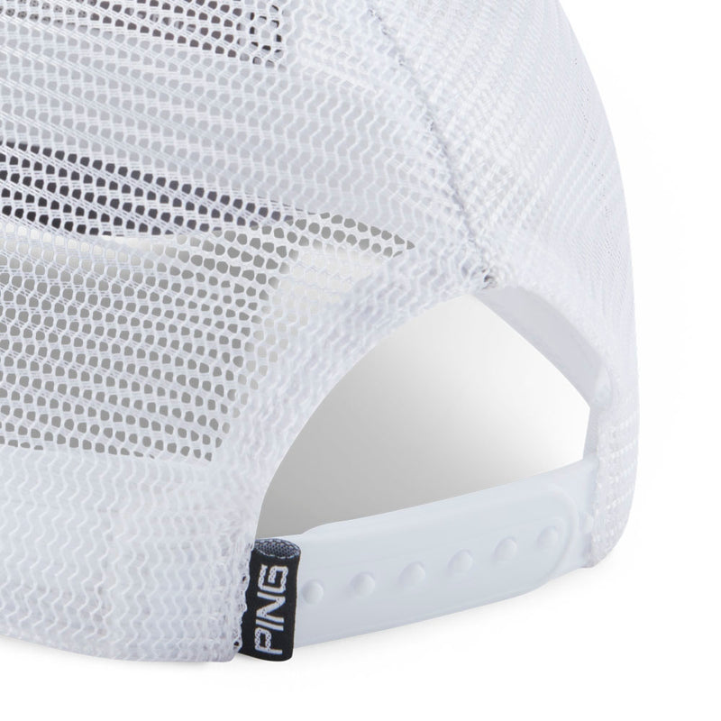 Ping Diamond Trucker Cap - White