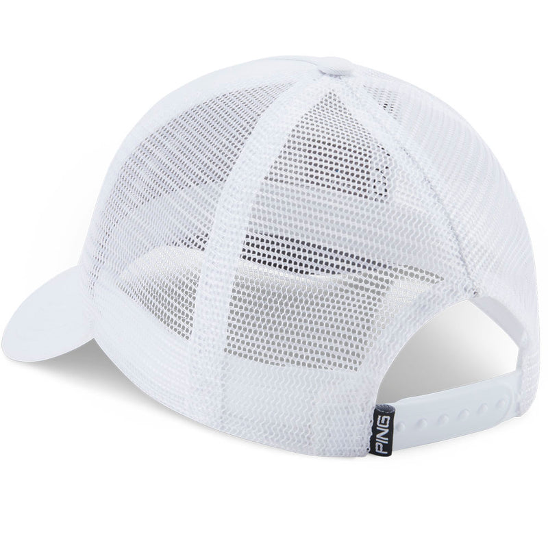 Ping Diamond Trucker Cap - White