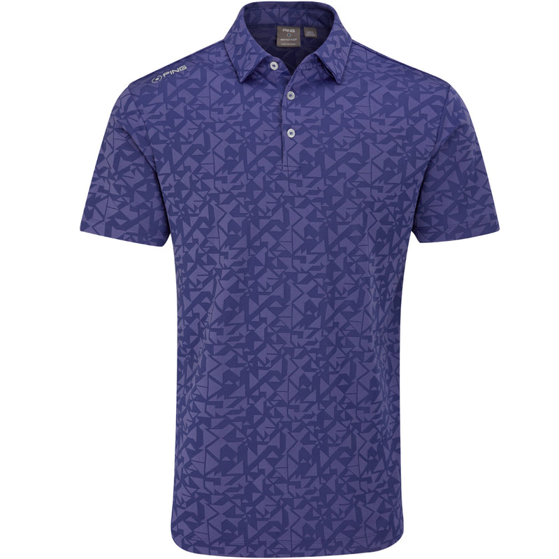 Ping Geo-Camo Polo Shirt - Twilight